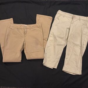 Khaki LEI pants and Nobo carpis